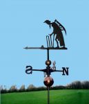 Old Father Time Orbital Weathervane